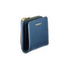 Blue Leather Women Wallet