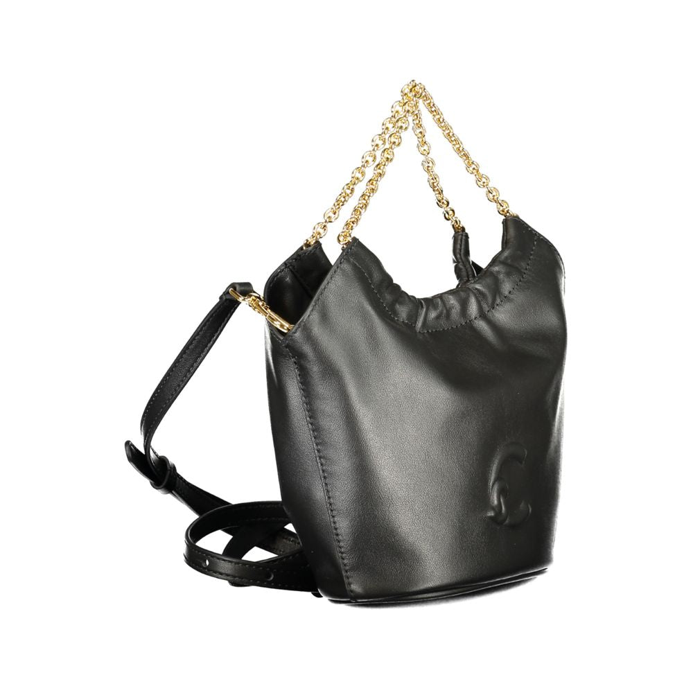 Black Leather Women Handbag