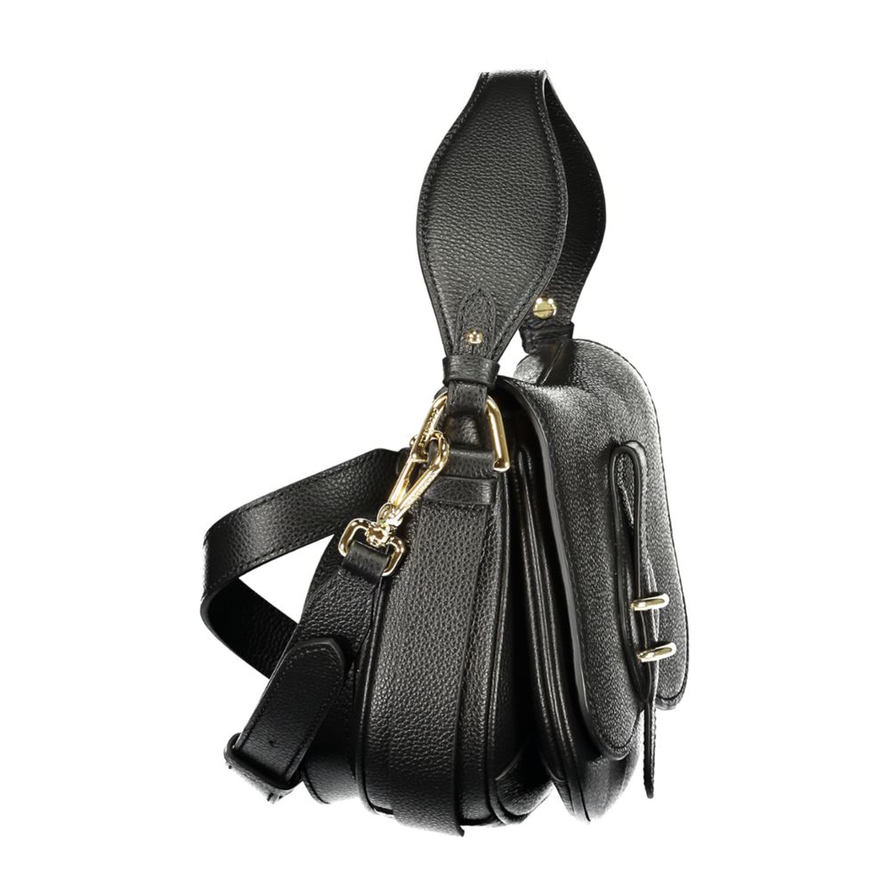 Black Leather Women Handbag