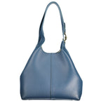 Blu Leather Woman Bag