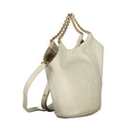 White Leather Woman Handbag