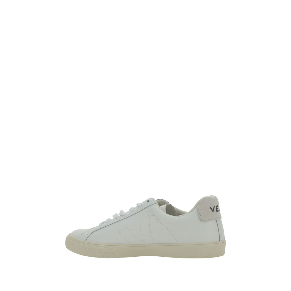 White Calf Leather Bos Taurus Low Top Sneakers