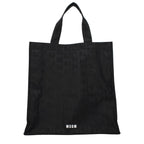 Black Fabric Handbag
