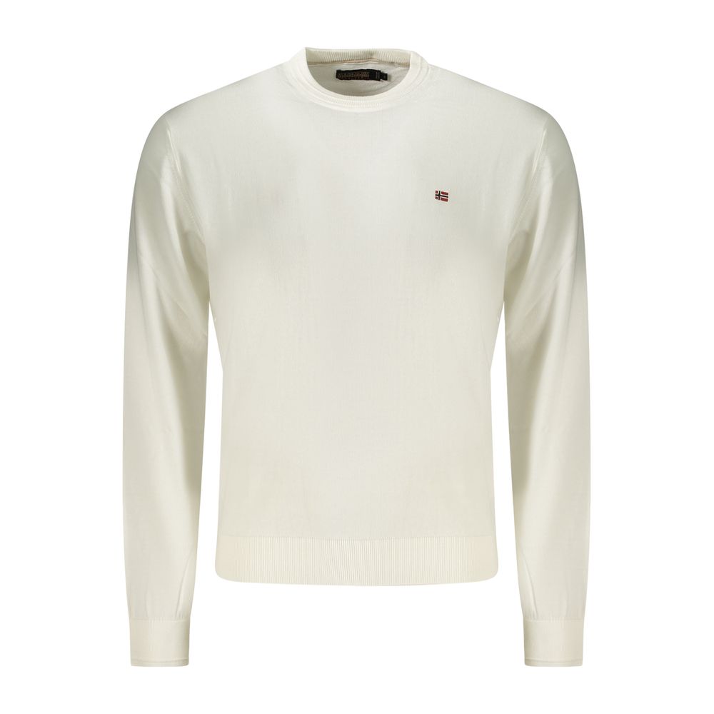 White Cotton Men Shirt