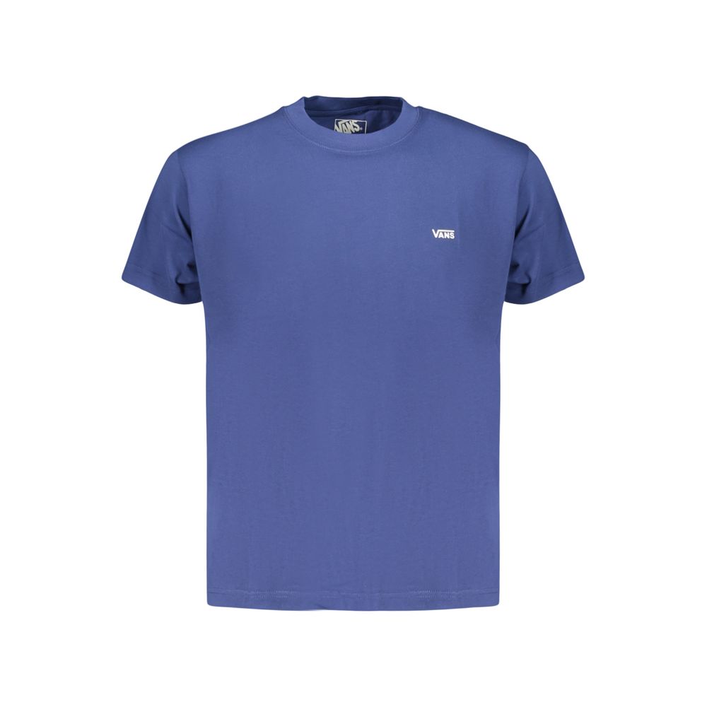 Blue Cotton Men T-Shirt