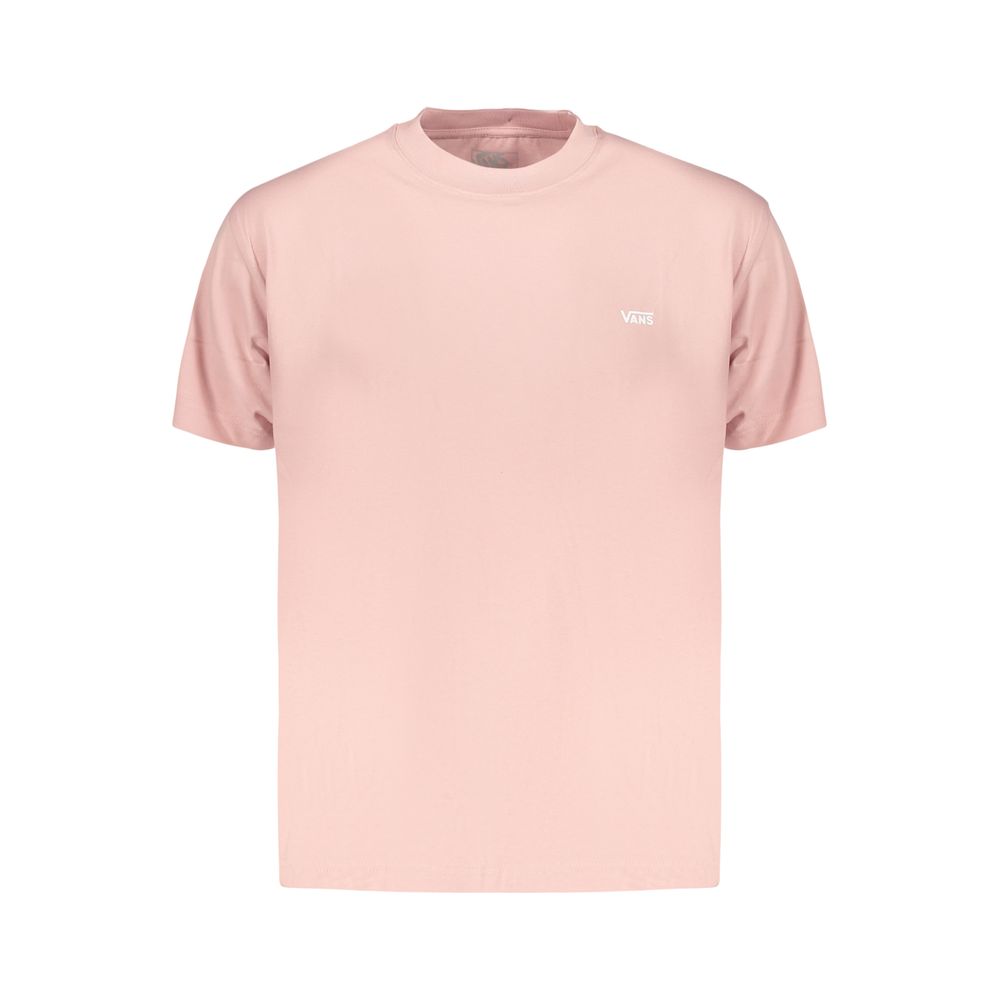 Pink Cotton Men T-Shirt