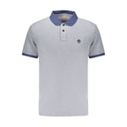 Blue Cotton Men's Polo Shirt