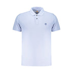Azzurro Cotton Men Polo Shirt