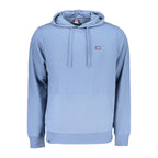 Blue Cotton Men's Hoodie