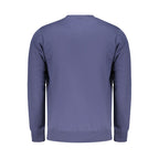 Blue Cotton Men Sweatshirt