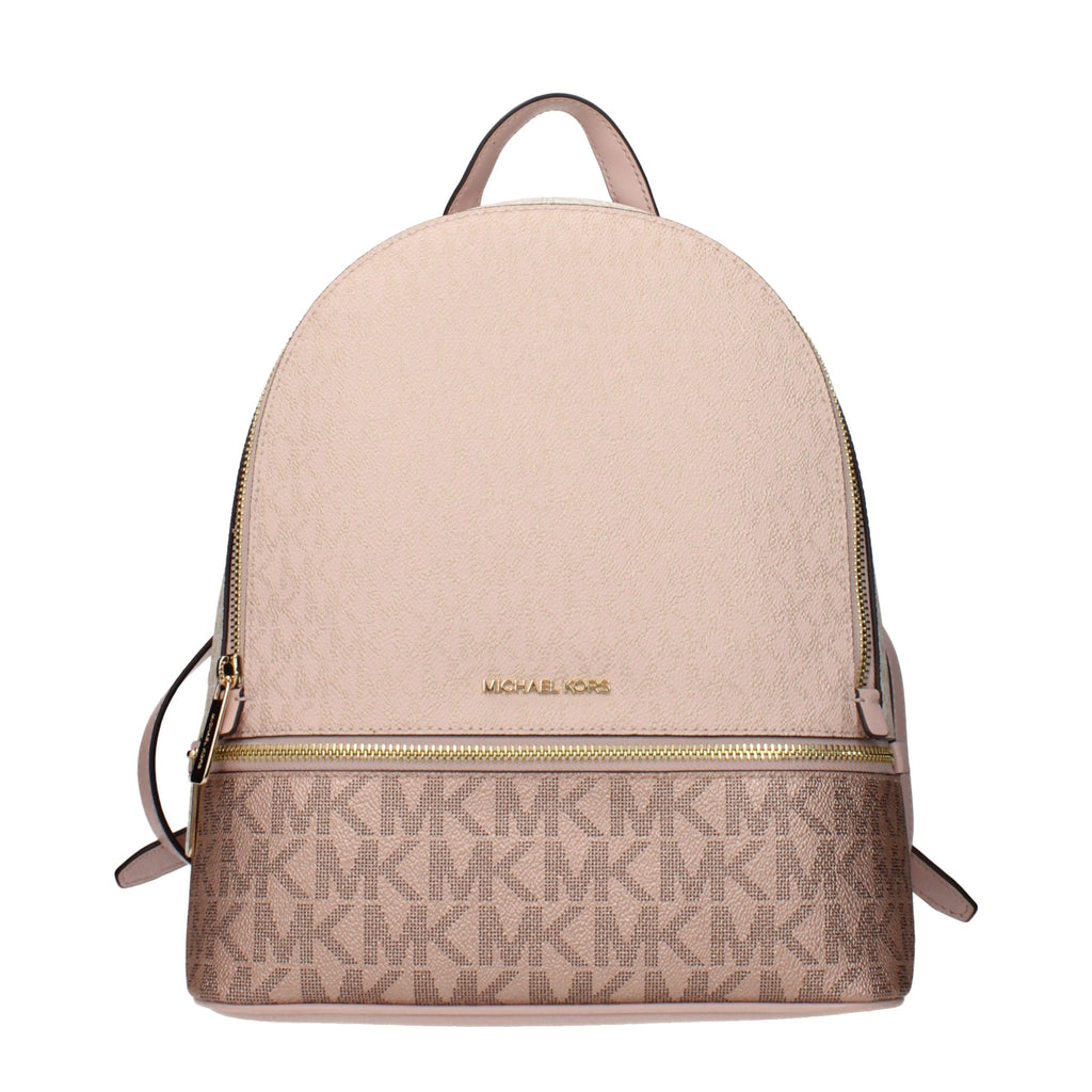 Pink Fabric Backpack