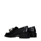 Black Leather Slip-On Loafers