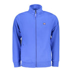 Blue Cotton Men Sweatshirt