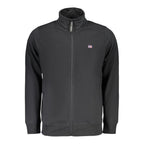 Black Cotton Men's Sweatshirt