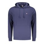 Blue Cotton Men's Hoodie