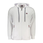 White Cotton Men's Sweatshirt Hoodie