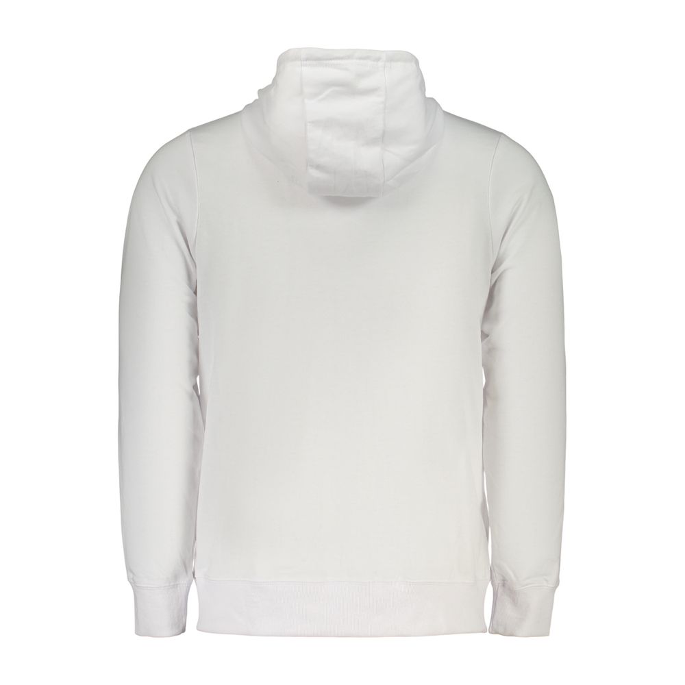 White Cotton Men's Sweatshirt Hoodie
