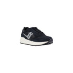Bicolor Leather Athletic Sneakers