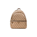 Beige Polyethylene Backpack