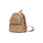 Beige Polyethylene Backpack