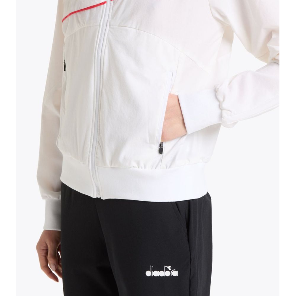 White Polyamide Shell Jacket