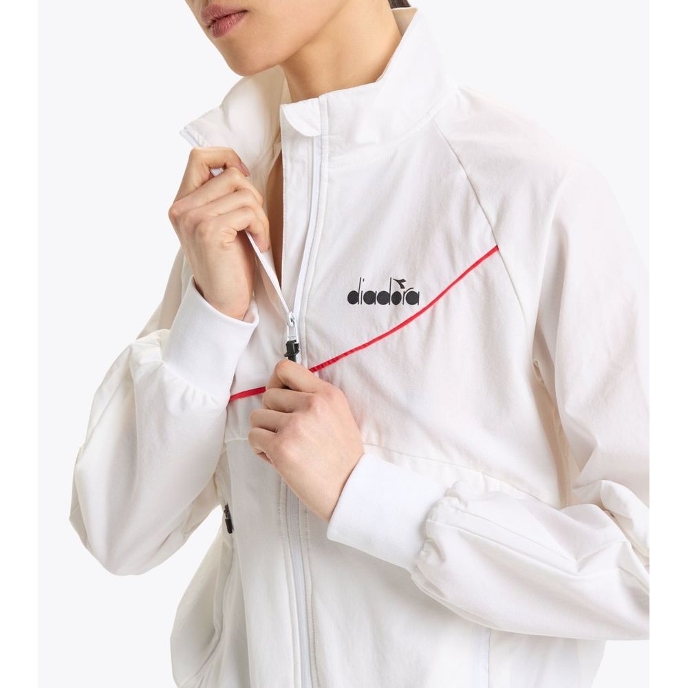White Polyamide Shell Jacket