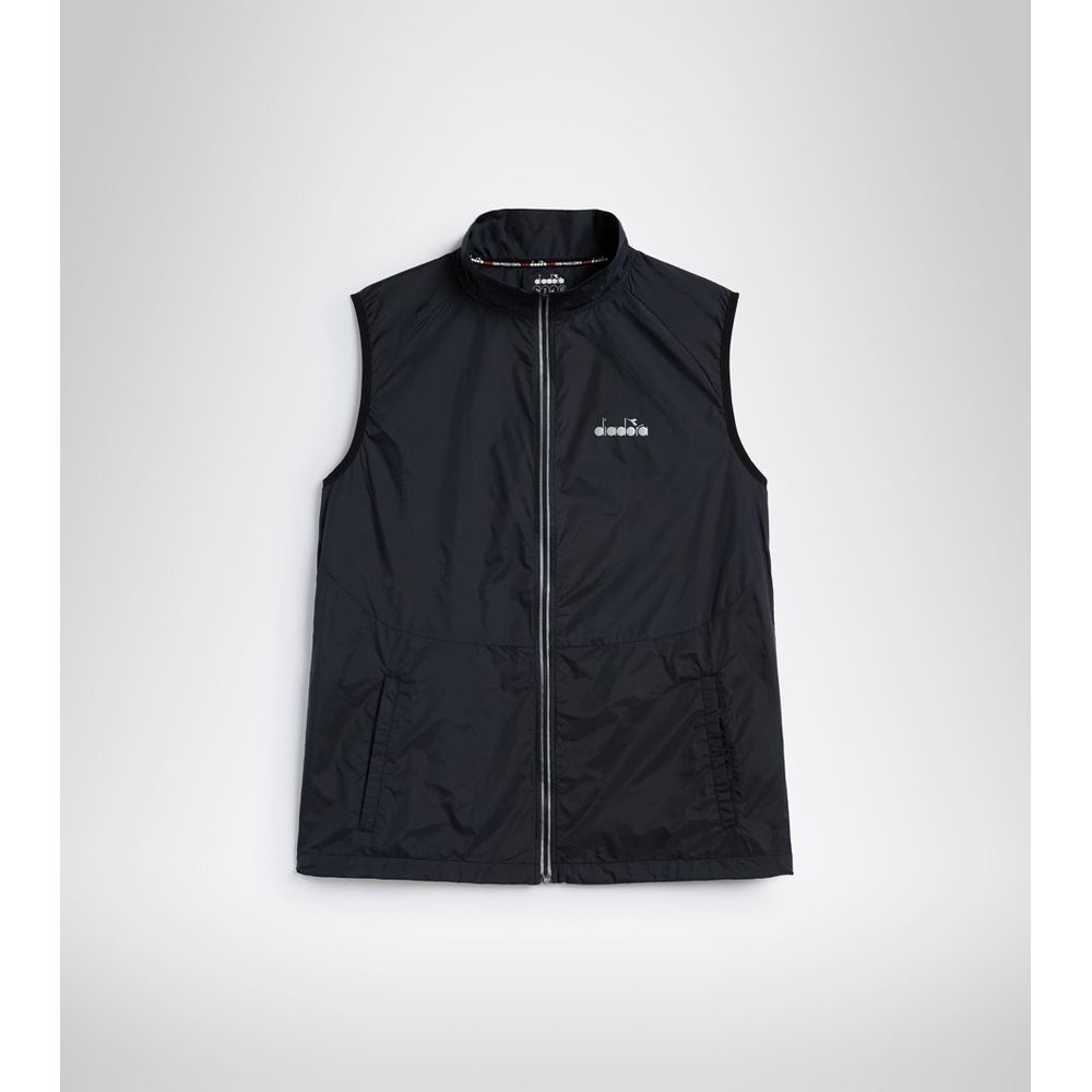 Black Polyamide Waistcoat