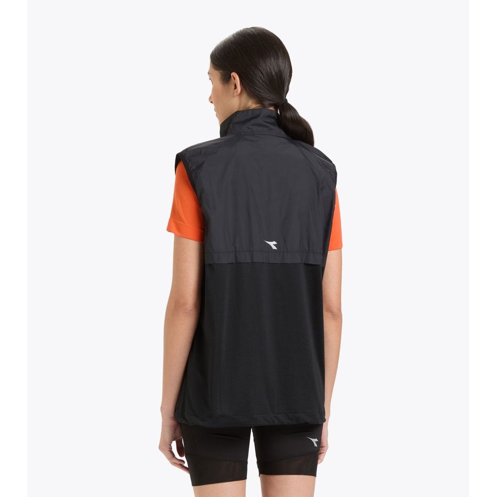 Black Polyamide Waistcoat