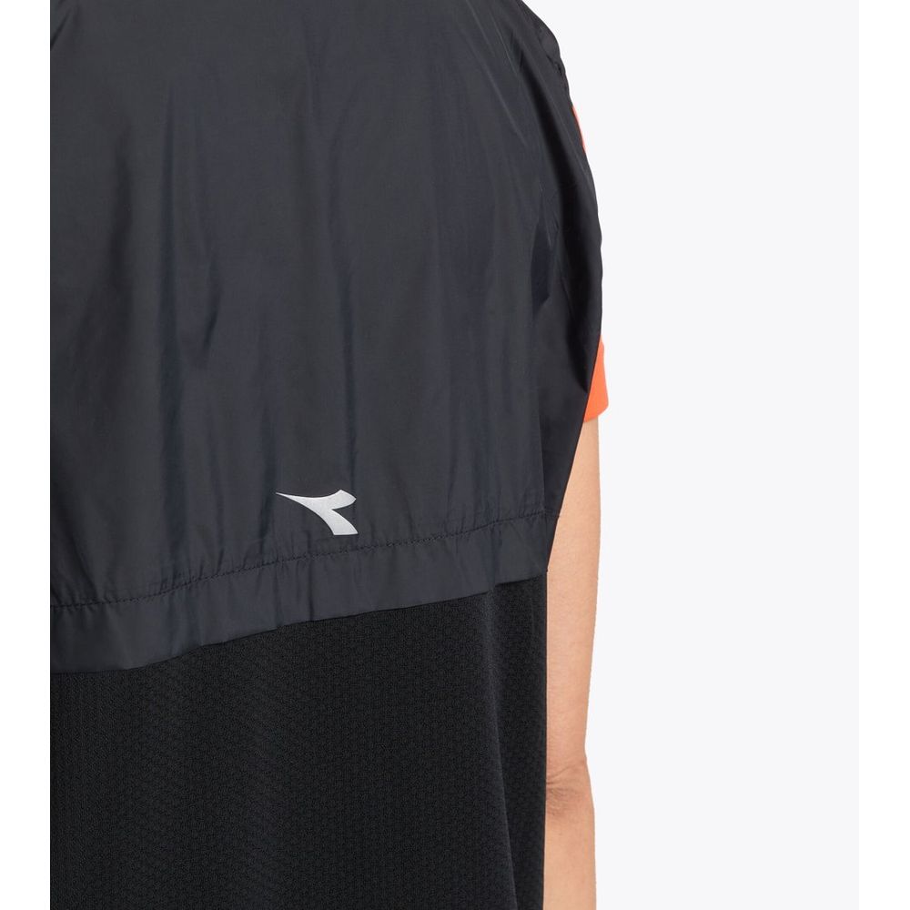 Black Polyamide Waistcoat