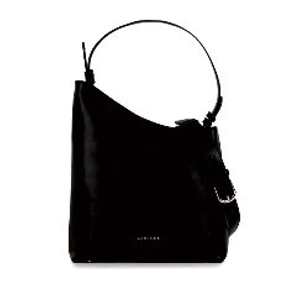 Black Polyethylene Shoulder Bag