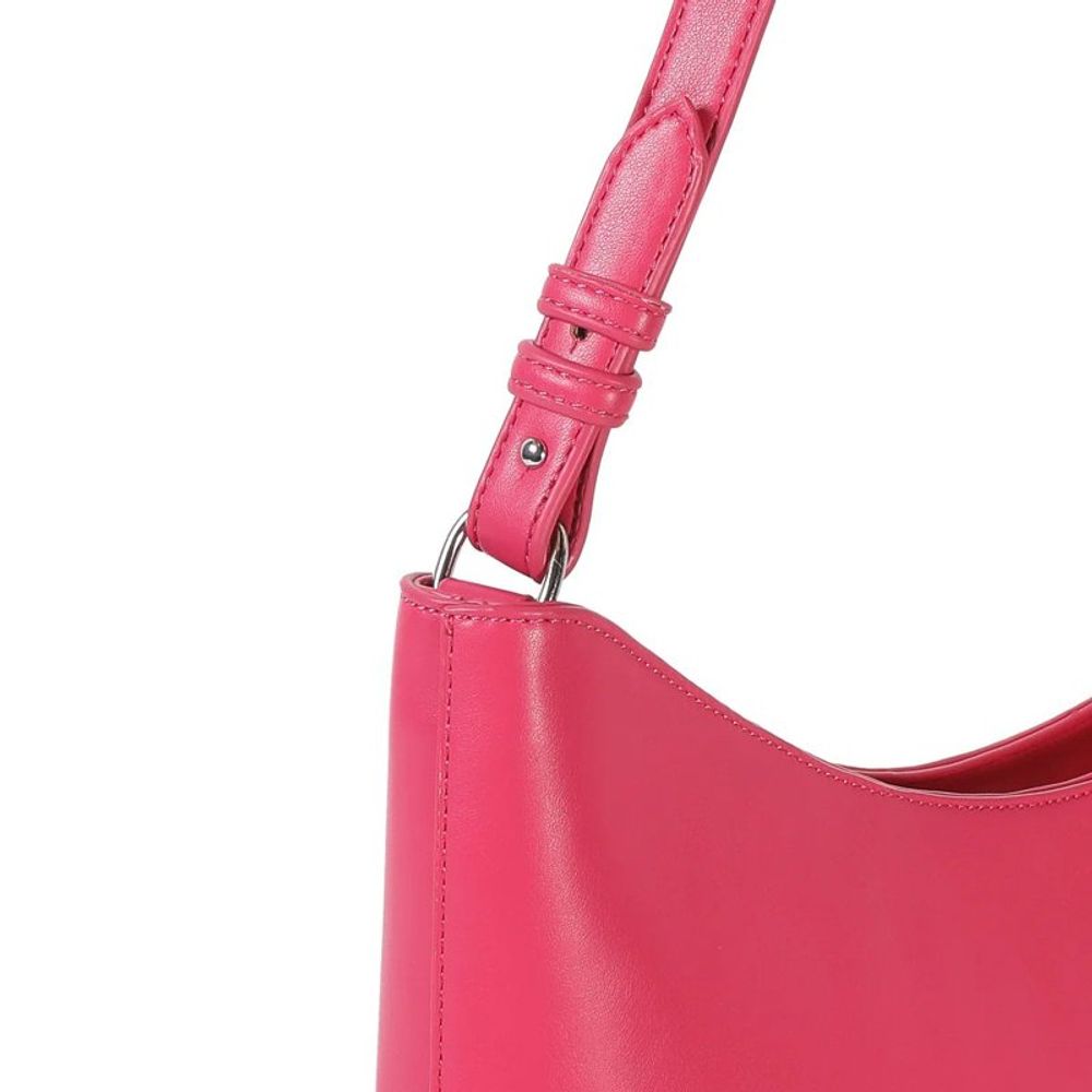 Black Polyethylene Shoulder Bag