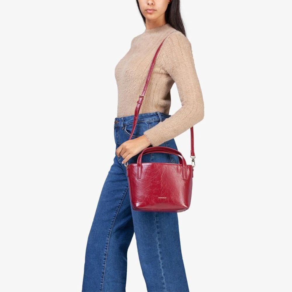 Red Polyethylene Handbag