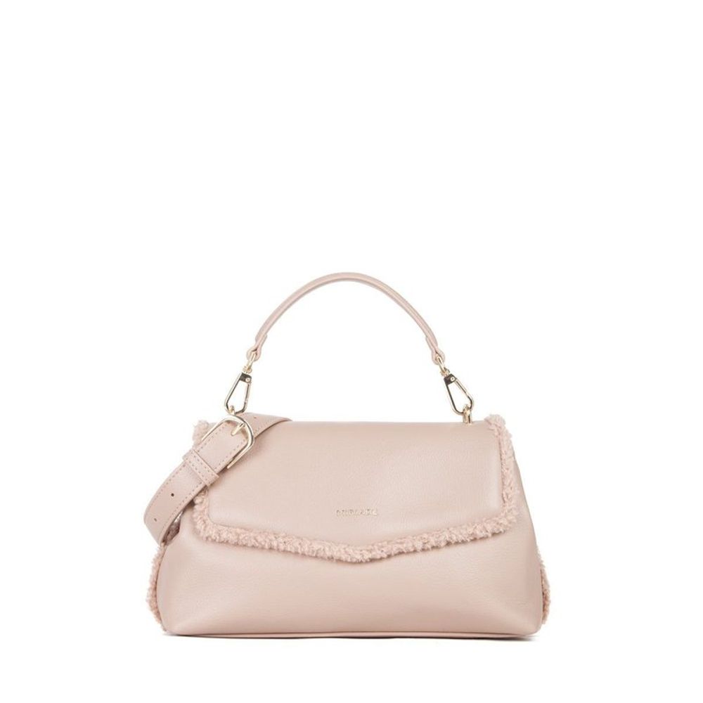 Beige Polyester Shoulder Bag