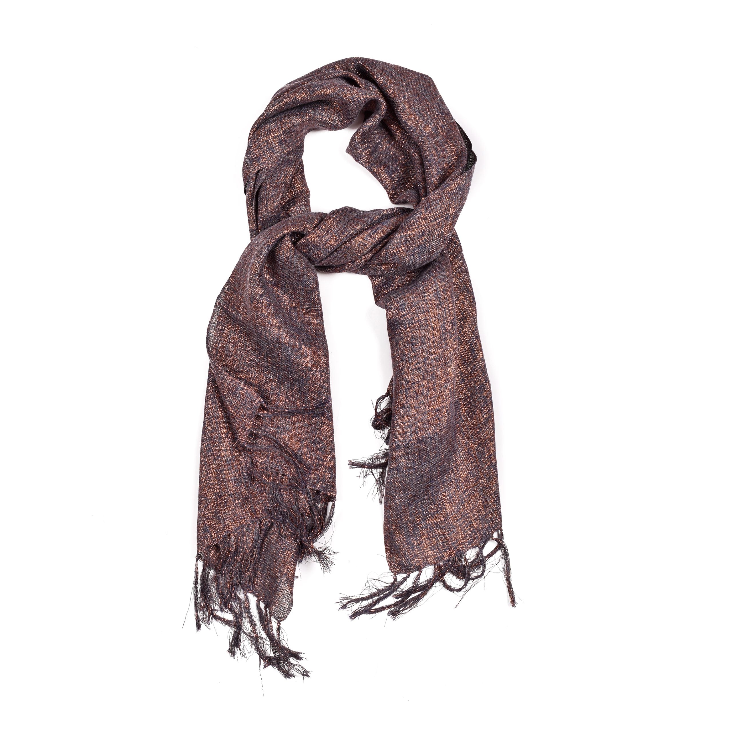 Silver Linen Scarf