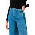 Blue Cotton Jeans Denim