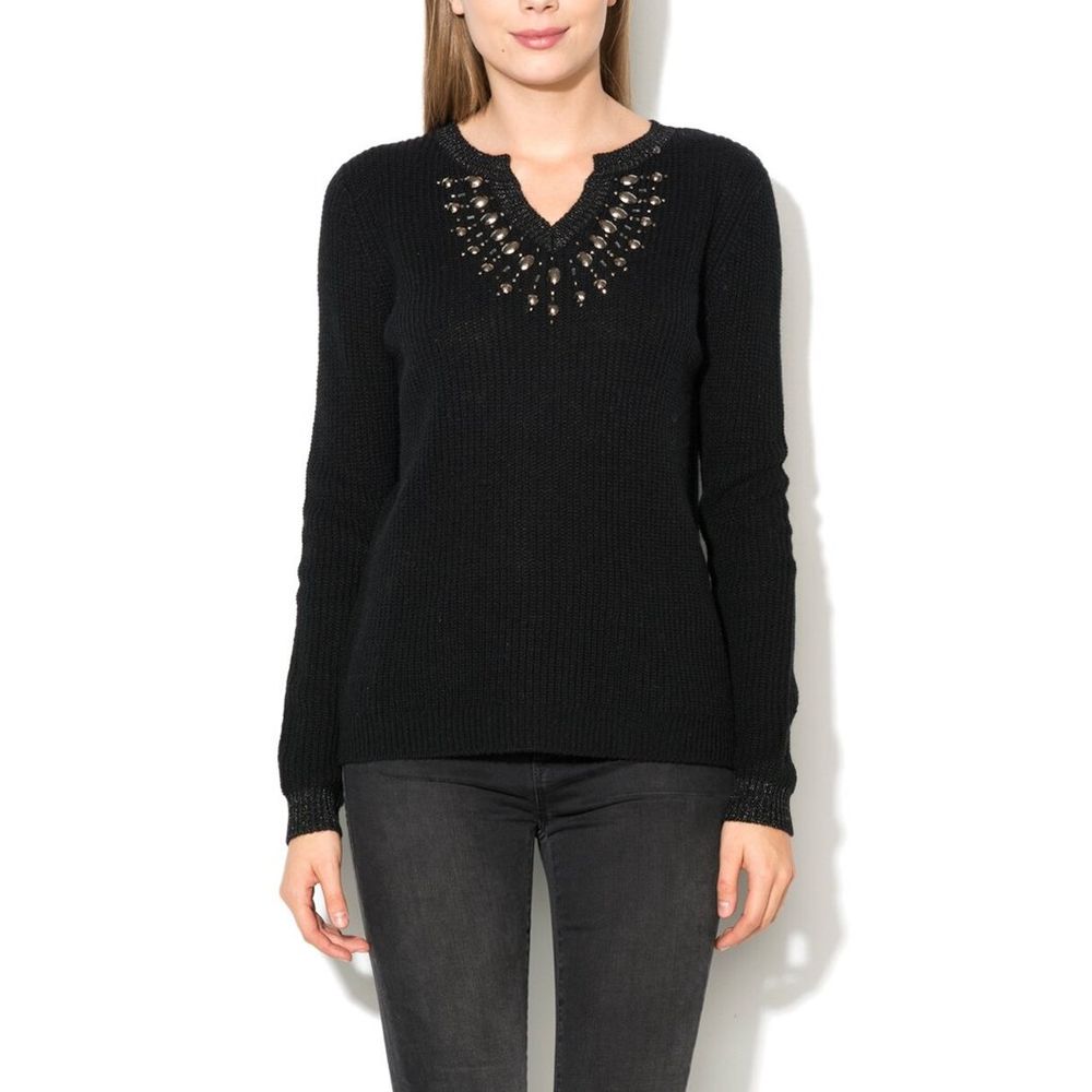 Black Polyacrylic Sweatshirt