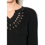 Black Polyacrylic Sweatshirt