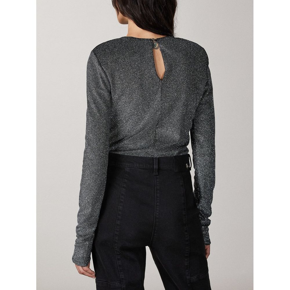 Gold Polyester Bodysuit