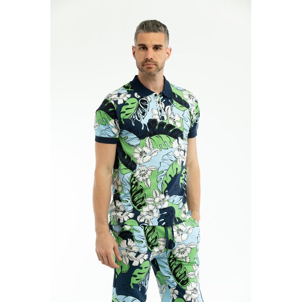 Multicolor Cotton Polo Shirt