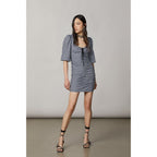 Bicolor Cotton Casual Dress