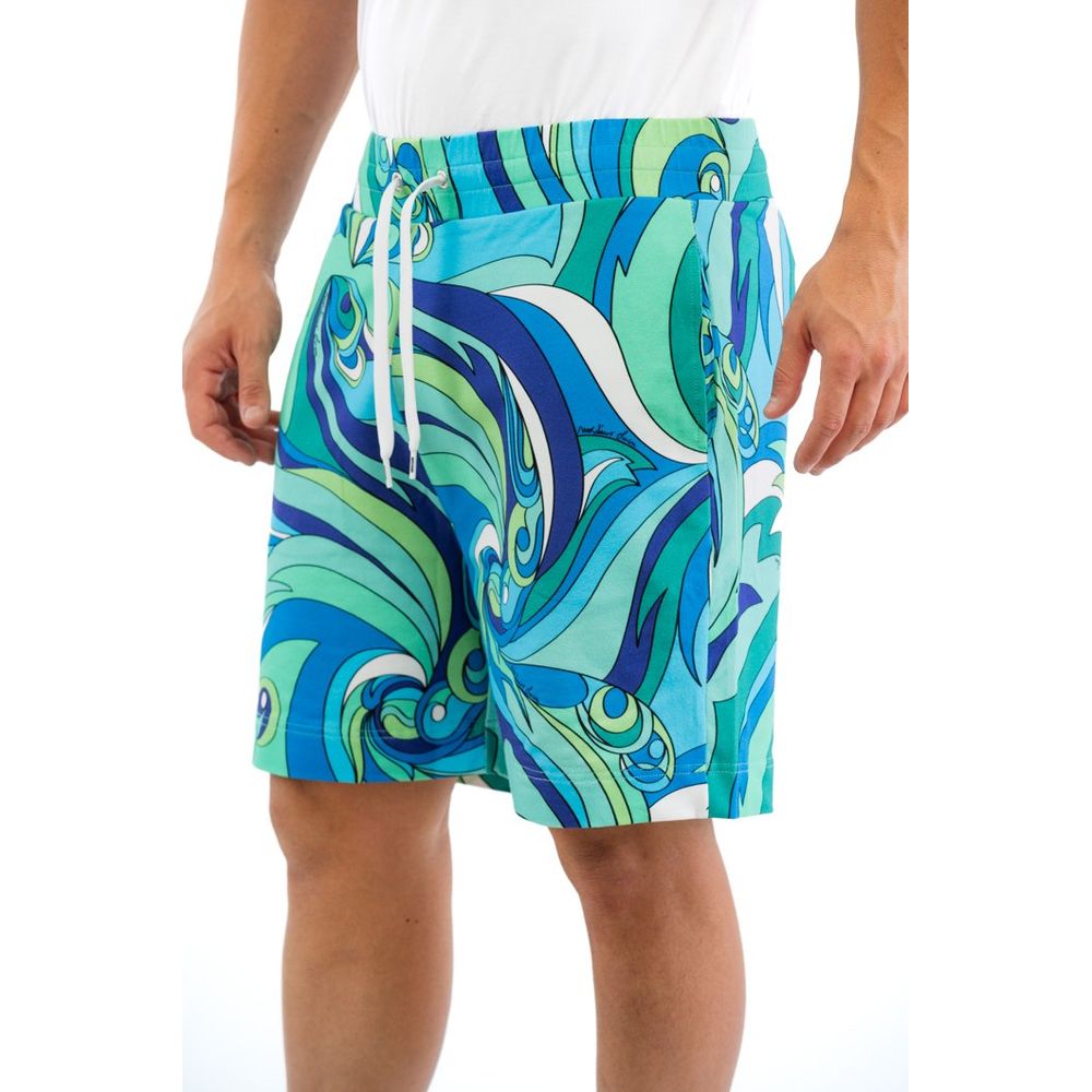 Multicolor Cotton Bermuda Shorts