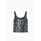 Gold Nylon Tank Tops