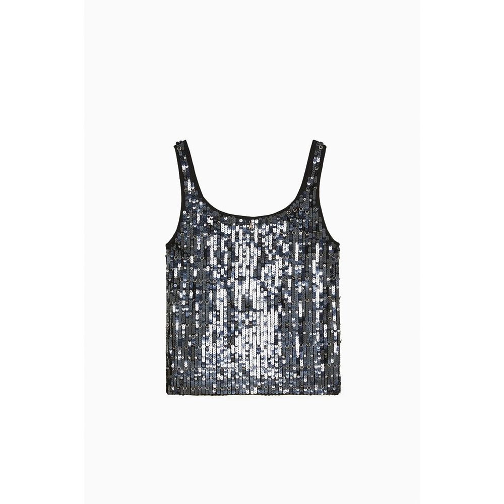 Gold Nylon Tank Tops