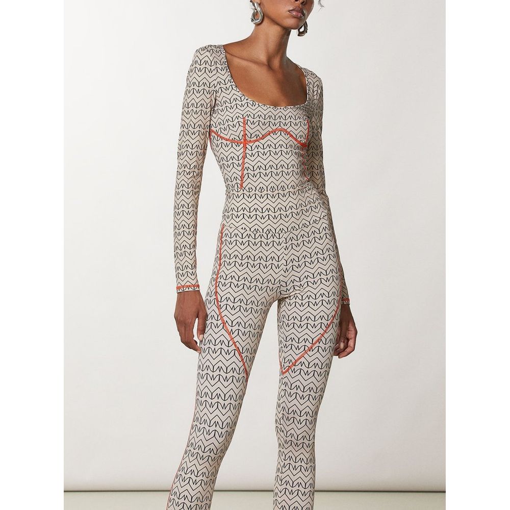 Bicolor Polyamide Bodysuit