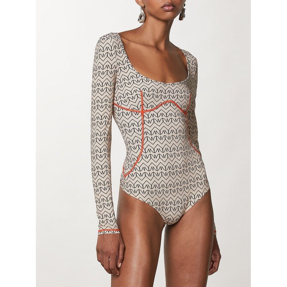 Bicolor Polyamide Bodysuit