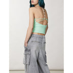 Green Polyamide T-Shirt