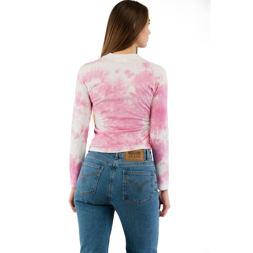 Multicolor Cotton Long Sleeve T-Shirt