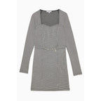 Bicolor Polyester Casual Dress