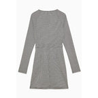 Bicolor Polyester Casual Dress