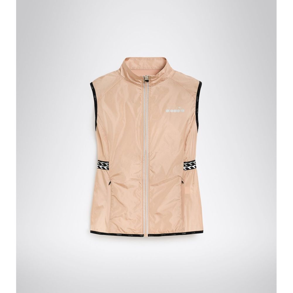 Pink Polyamide Waistcoat